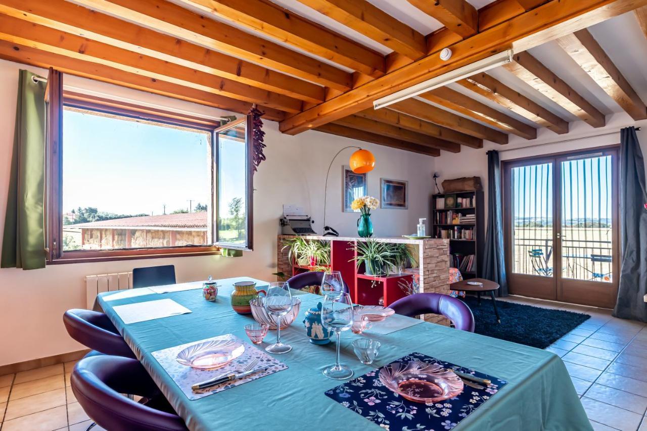 Logement 75M2, Avec Vue, Au Calme, Lyon A 25Km Communay 외부 사진