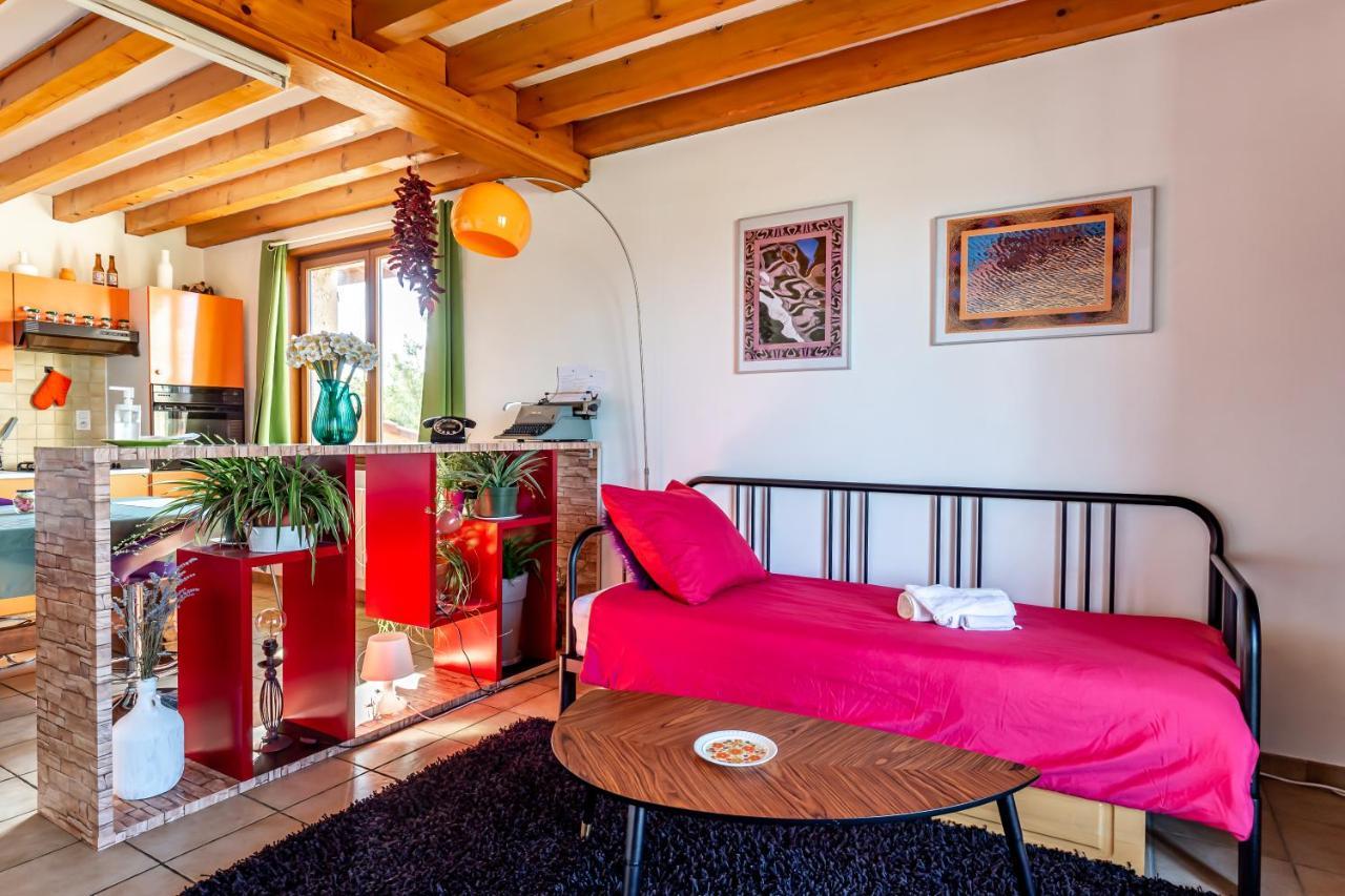 Logement 75M2, Avec Vue, Au Calme, Lyon A 25Km Communay 외부 사진